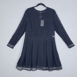 Armani Exchange Black Lace Detail Garment